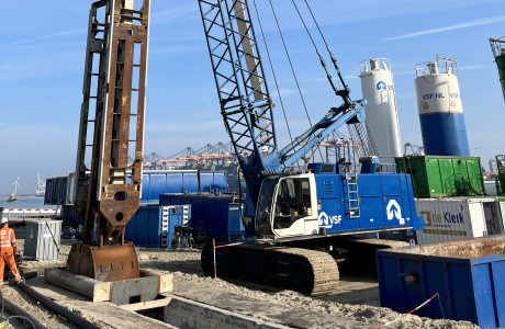 CB-wand verbreding Yangtzekanaal Rotterdam