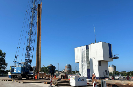 Renovatie Koopvaardersschutsluis Den Helder.