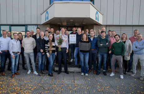 Het team van VSF met het Trede 5-certificaat.